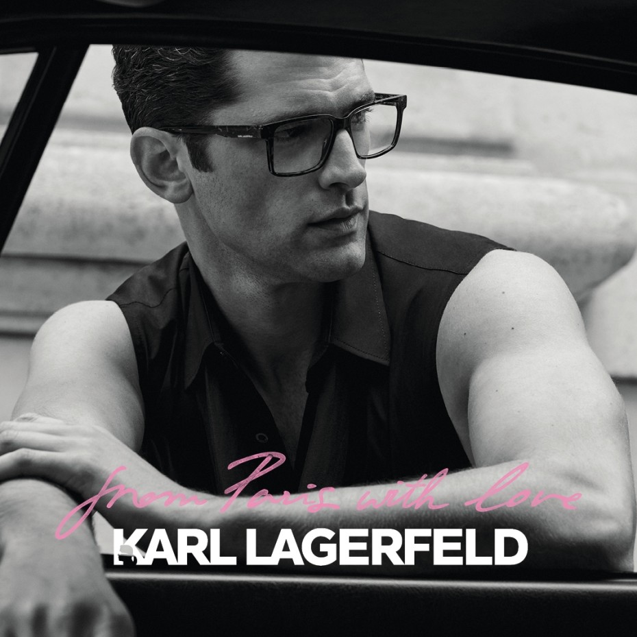 Karl Lagerfeld: Mann mit Brille
